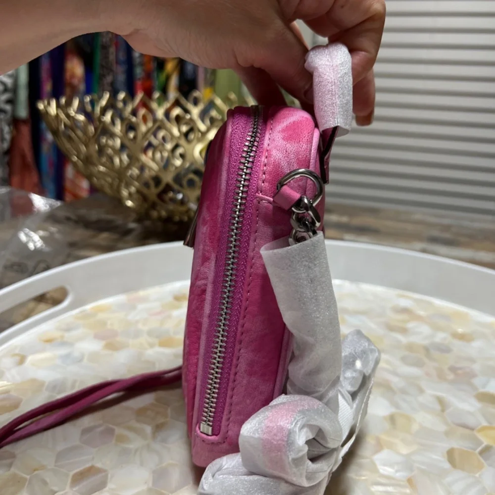 New Without Tag! Aimee Kestenberg Tamitha Pink Tie Dye Crossbody